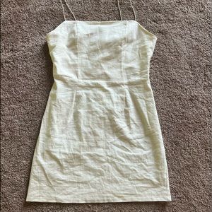 Lottie Moss Dress in Cream/white